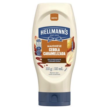 Maionese Cebebola Caramelizada Squeeze Hellmanns 335g