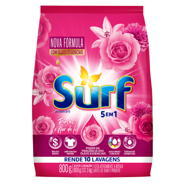 Sabão Po Surf Rosas Flor Liz 800g
