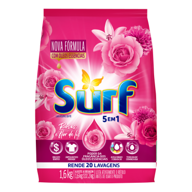 Sabão Po Surf Rosas Flor Liz 1,6kg