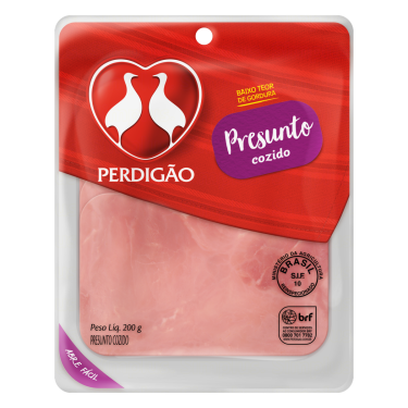 Presunto Cozido Perdigão 200G Fatiado Tradicional