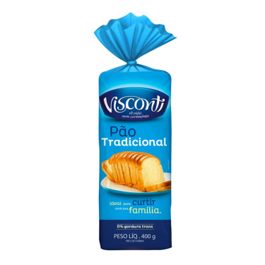 Pao de forma Visconti 400G Tradicional