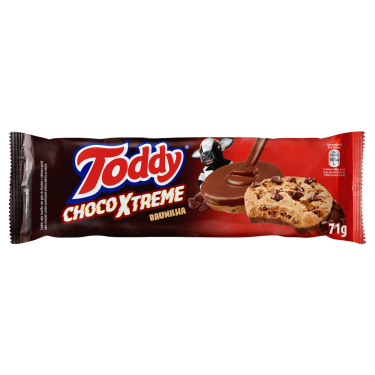 Biscoito Cookies Chocoxtre Toddy 71g