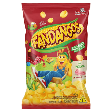 Salgadinho Fandangos Presunto Elma Chips 160g