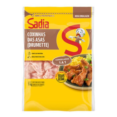 Coxinha Asa Sadia 1Kg Drmt