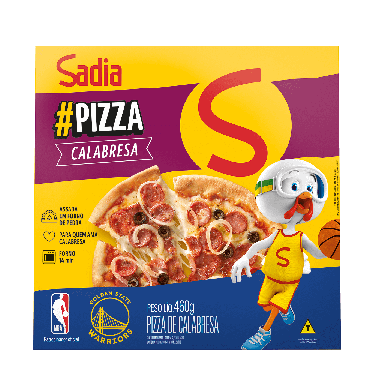 Pizza Sadia 440G Calabresa Picls