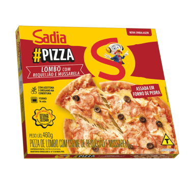 Pizza Sadia 460G Lombo Catupiry Mussarela  