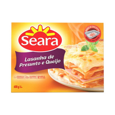 Macarrão Lasanha Seara 600g Presunto Queijo