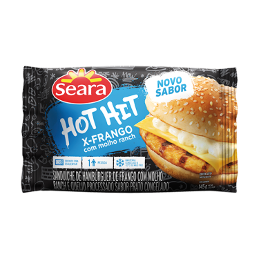 Sanduíche Seara Hot Hit Frango 145G