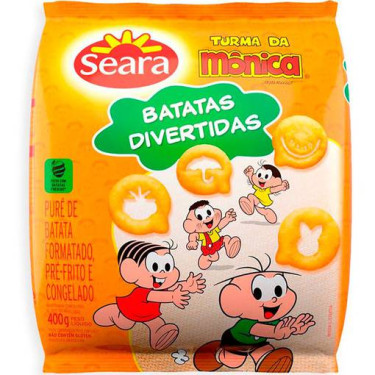 Batata Turma Monica Divertidas Seara 400g