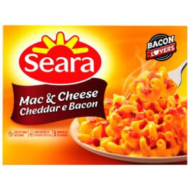 Macarrao Cheese Cheddar Bacon Seara 300g