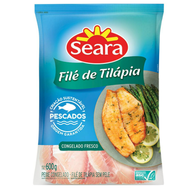 Peixe File Tilapia Iqf Seara 600g