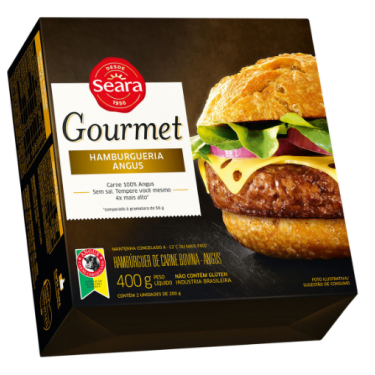 Hambúrguer Gourmert Angus Seara 400G