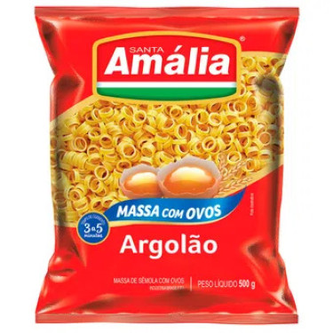 Macarrão Santa Amália 500g com Ovos Argolão