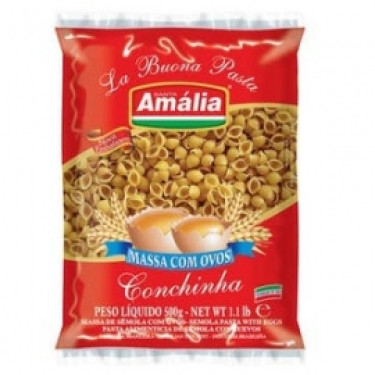 Macarrão Santa Amália 500g com Ovos Conchinha