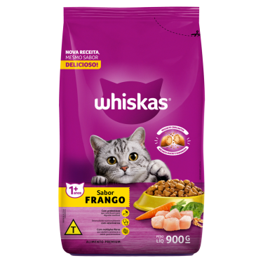 Ração Frango Whiskas 900g