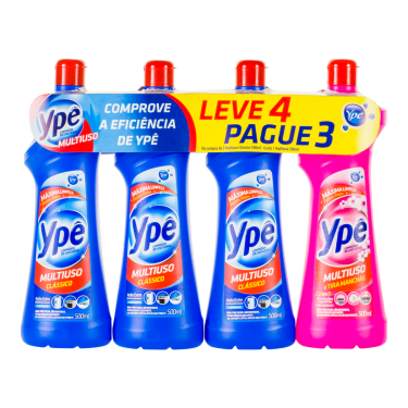 Limpador Multiuso Clássico 2 em 1 Lv4Pg3 Ype 500ml