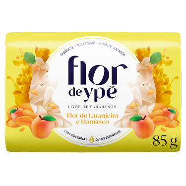 Sabonete Flor Laranja Damasco  Flor Ype 85g