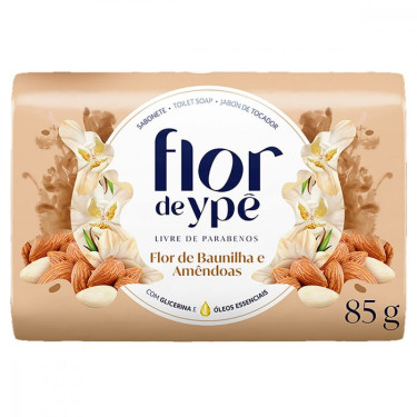Sabonete Flor Baunilha Amendoas Flor Ype 85g