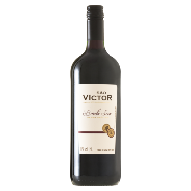 Vinho De Mesa Tinto Seco São Victor 1L
