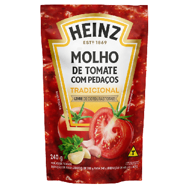 Molho de Tomate Heinz  240g Tradicional