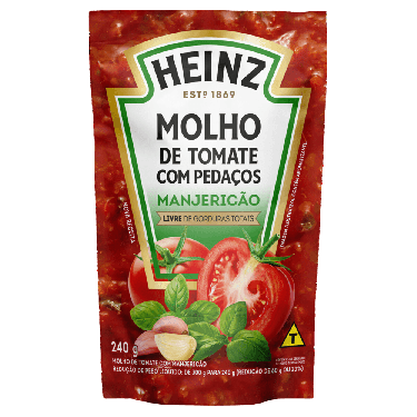 Molho de Tomate Heinz 240g Manjericão