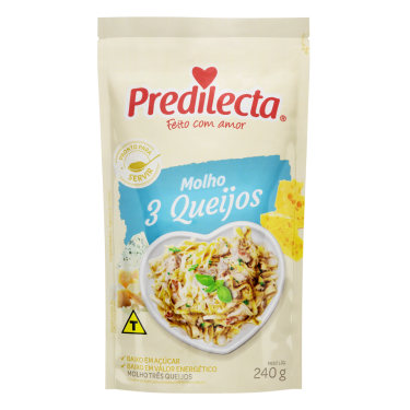Molho Tres Queijos Sh. Predilecta 240g