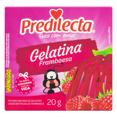Gelatina Framboesa Predilecta 20g