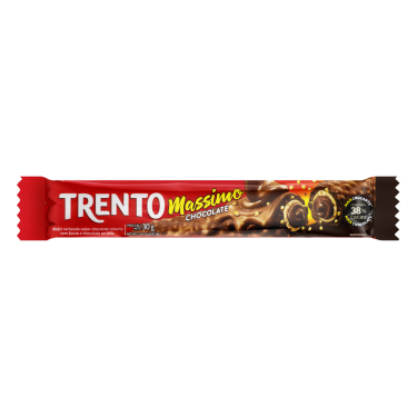 Biscoito Wafer Massimo Chocolate Trento 30g