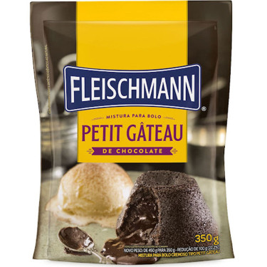 Mistura Bolo Petit Gateau Fleischmann 350g