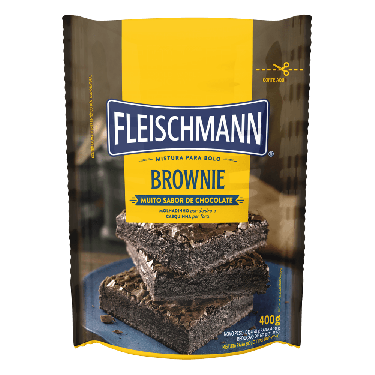 Mistura Bolo Brownie Fleischmann 400g