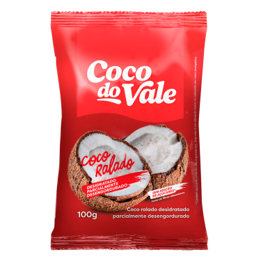 Coco Ralado Do vale 100G Desidratado Puro