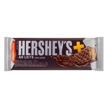 Biscoito Wafer Mais Ao Leite Hersheys 102g