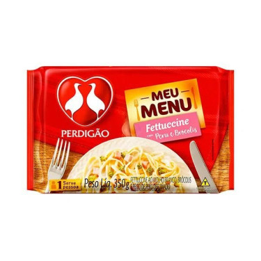 Macarrao Fetuccini Perdigao 350G Molho Branco