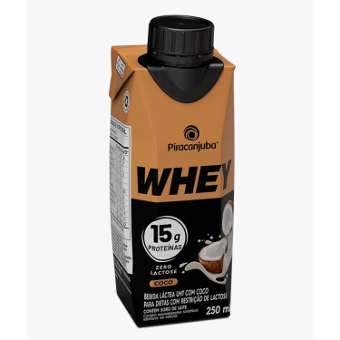Bebida Lactea Whey Coco Piracanjuba 250ml