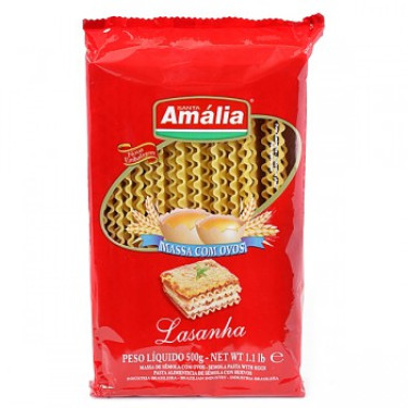 Macarrão Lasanha com Ovos Santa Amalia 500g