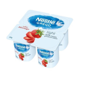 Iogurte Nestle Grego 360g Morango Light
