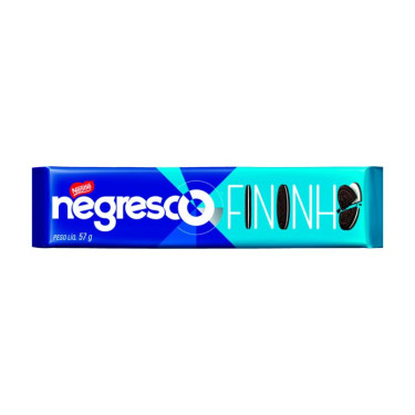 Biscoito Nestle Recheado Fininho Negresco Chocolate 57g