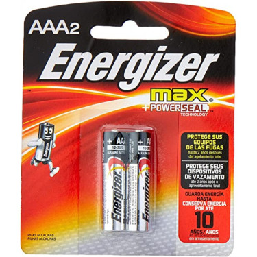Pilha Max Pal.Aaa2 Energizer