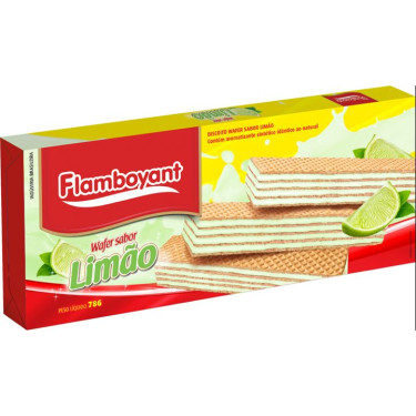 Biscoito Wafer Flamboyant 78g Limão