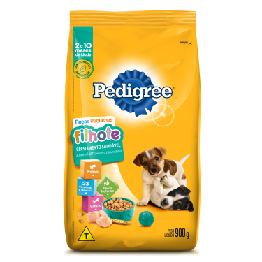 Racao Filhote Raças Pequenas Vital Pro Pedigree 900g