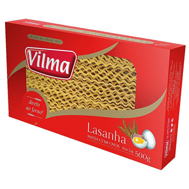 Macarrao Vilma  Lasanha com Ovos 500g