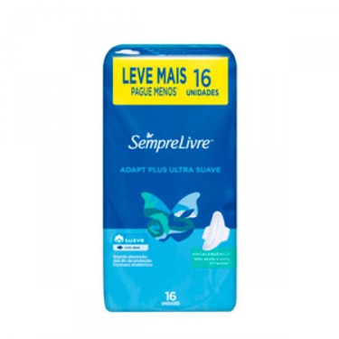 Absorvente Com Abas Sempre Livre Leve 16 Pague 14