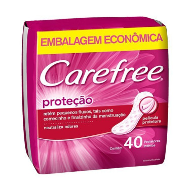 Absorvente Carefree Original Com Perfumado 40Un