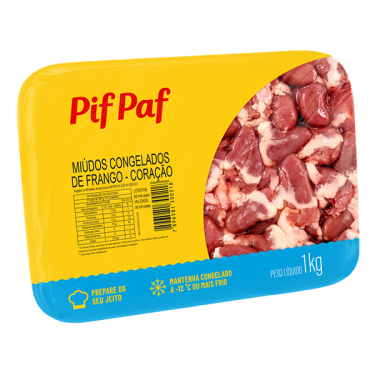 Coração de Frango Pif Paf 1Kg