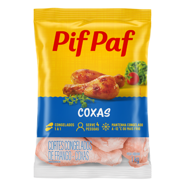 Coxa Frango Congelada Pif Paf 1KG