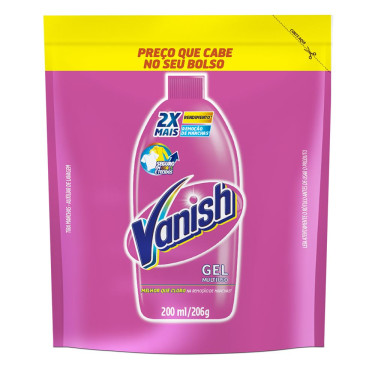 Tira Manchas Vanish  Multiuso Uso Gel Cores 200ML Refil Sh