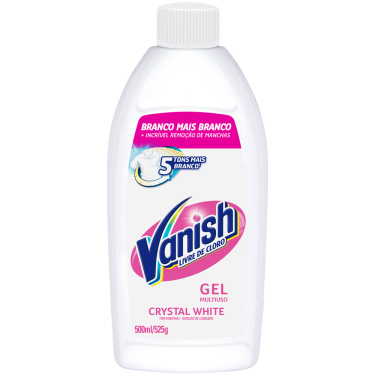 Alvejante Vanish  Gel 500ml Cristal White 