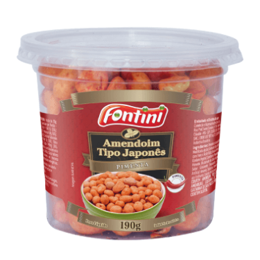 Amendoim Fontini 190G Pimenta