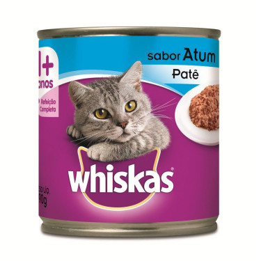 Ração Whiskas 290g Pate Atum