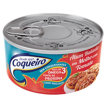 Atum Coqueiro Ralado 120g Molho Tomate